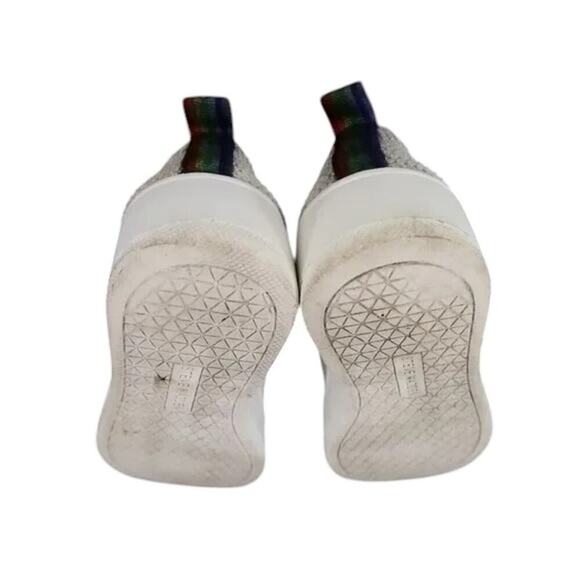 Steve Madden Shoes Womens 7 Sneakers Slip On Casual Fashion Knit White Platform - Picture 11 of 16